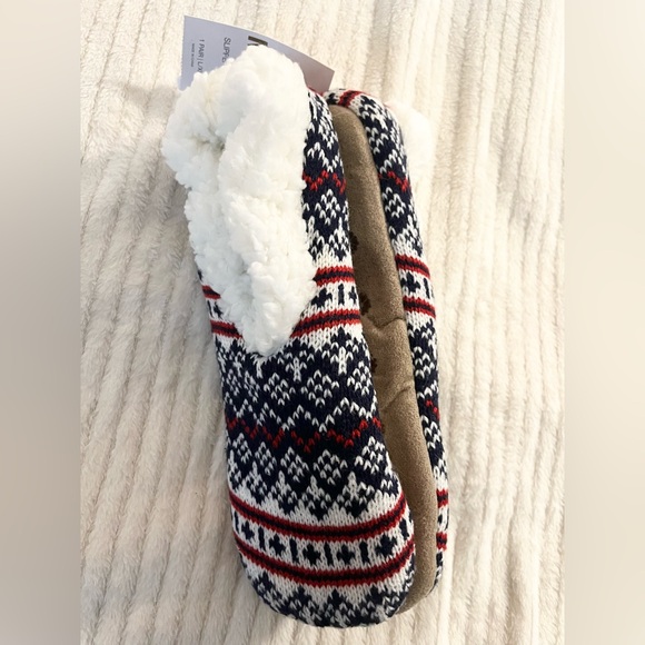 Accessories - Cozy Knit Patterned Sock Slippers